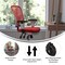 Flash Furniture Red Mesh Multifunction Chair - Roller Wheels HL-0001-WH-RED-RLB-GG - alternate 7